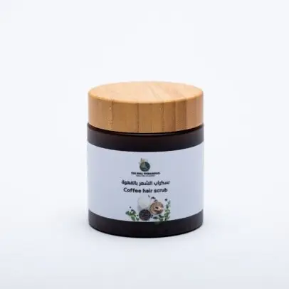 Coffee hair scrub