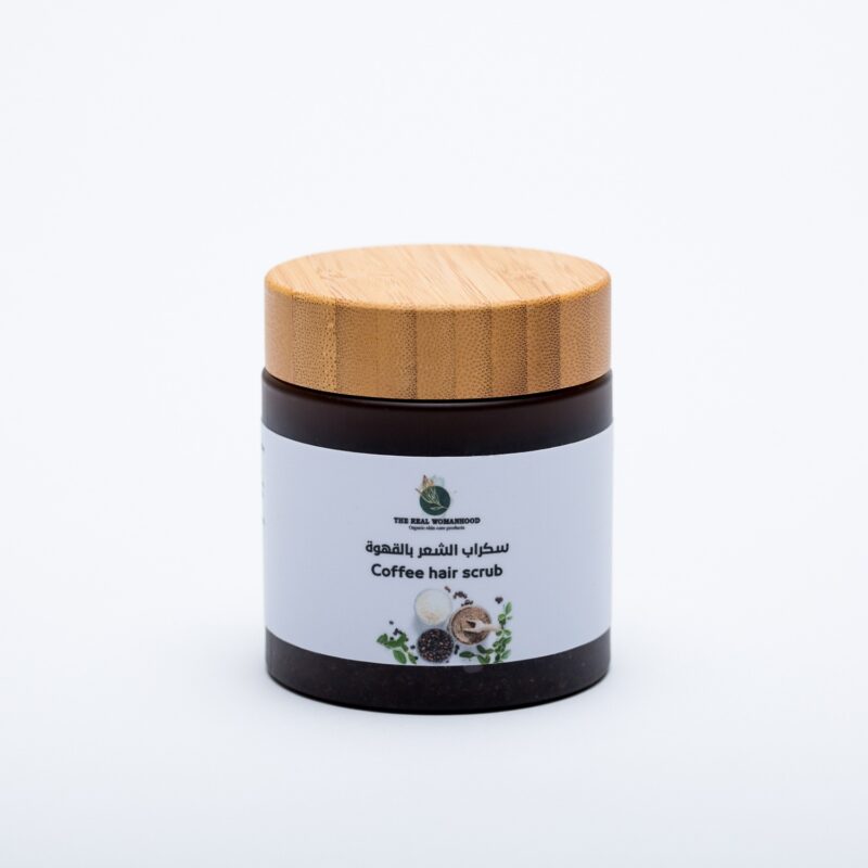 Coffee hair scrub