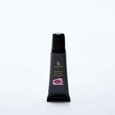 Raspberry lip palm with vitamin E