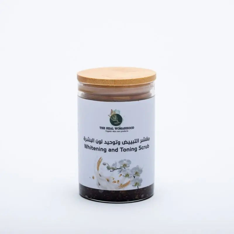 whitening and toning scrub